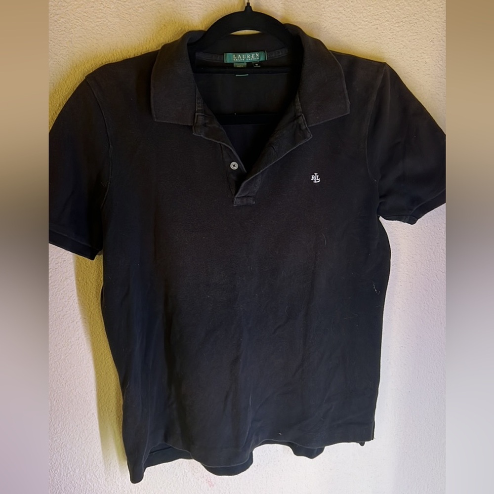 Lauren by Ralph Lauren black top